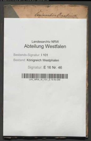 Abgabe von Bruchsteinen im Uerentruper Forst; Anlage eines Steinbruchs in Stuckenberge