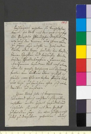 Brief von Meyer, Johann Heinrich an Goethe, Johann Wolfgang von