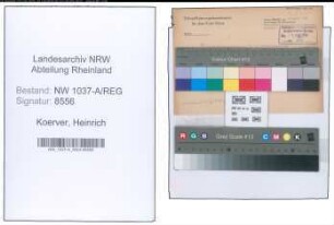 Entnazifizierung Heinrich Koerver , geb. 00.00.0000 ()