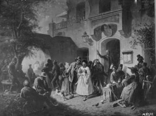 Gerichtstag in Starnberg, 1862