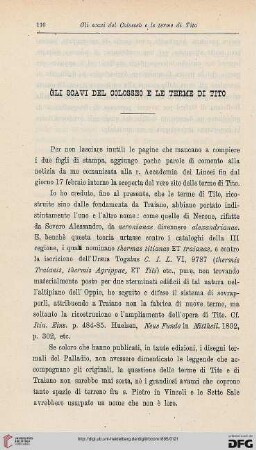 23: Gli scavi del Colosseo e le terme di Tito