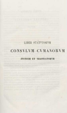 Liber statutorum consulum cumanorum justicie et negotiatorum