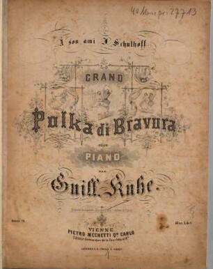 Grand polka di bravura : pour piano ; oeuv. 19