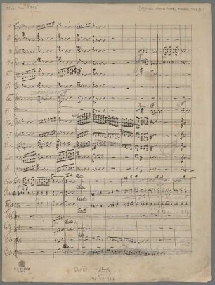 Scherzos, orch, Fragments - BSB Mus.ms. 9716 : [without title]