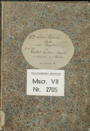 Lehnprotokollbuch des Klosters SS. Mauritii et Simeonis in Minden