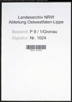 Heiratsregister Standesamt Gronau (Westf.)