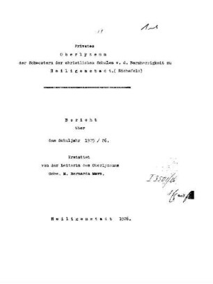1925/26: Bericht ... - 1925/26