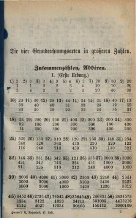 Aufgaben zum Ziffer-Rechnen, 2