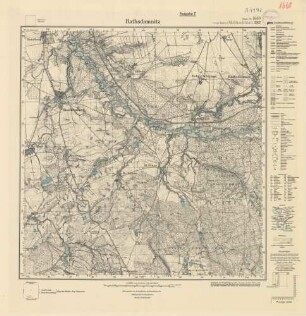1668 (alte Nr.: 382) Rathsdamnitz, Meßtischblatt (4cm - Karte)