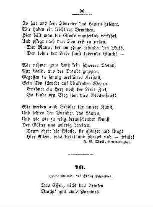 70. Eigene Melodie