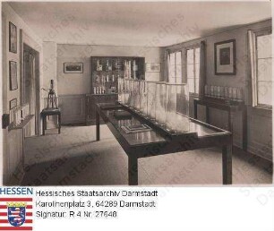Darmstadt, Liebig-Museum (1944 zerstört) / Laboratorium, Innenaufnahme