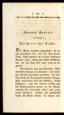 Zweytes Kapitel.