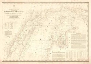 Survey of the Northern and Northwestern Lakes : North end of Lake Michigan ; including Green Bay and The Straits of Mackinac