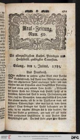 Num. 50 - 58 (1. Julius - 28. Julius)