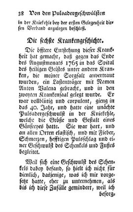 Die sechste Krankengeschichte