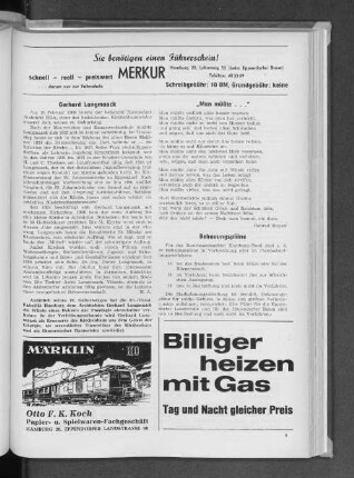 "Man müßte..."