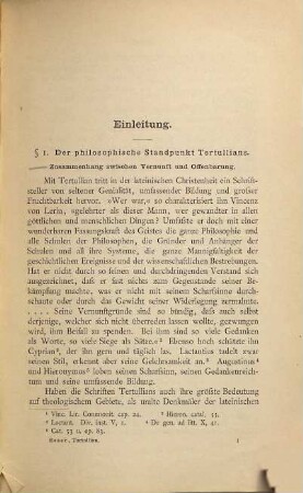 Die Seelenlehre Tertullians