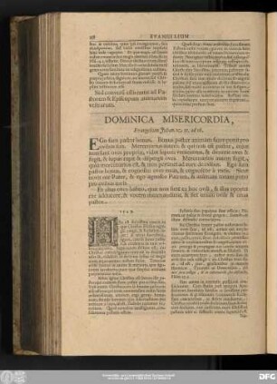 Dominica Misericordia, Evangelium Iohn. 10, 11. ad 16.