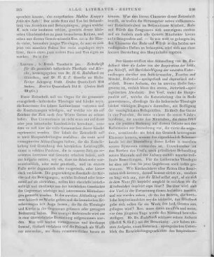 Zeitschrift für die gesammte lutherische Theologie und Kirche. Hrsg. von H. G. Rudelbach und H. E. F. Guerike. Jg. 1, H. 1-2. Leipzig: Tauchnitz 1840