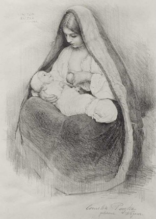 Mutter mit Säugling