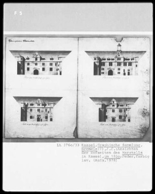 Kassel & Marstall & Hofseite & Bel Étage