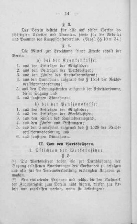 I. Name, Sitz, Zweck, Umfang und Mittel des Vereins.