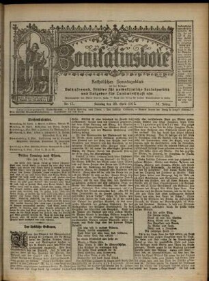 Ausgabe vom Sonntag, den 29. April 1917.