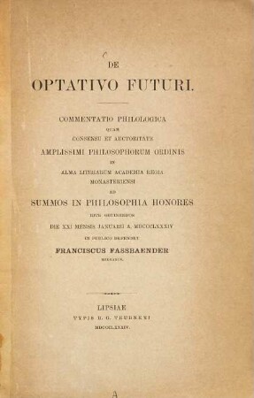 De optativo futuri