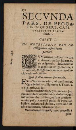 Secunda Pars, De Peccatis In Genere, Capitalibus Et Eorum filiabus
