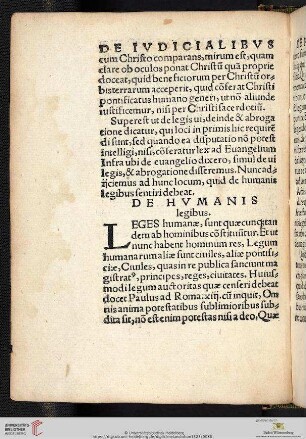 De hvmanis legibus