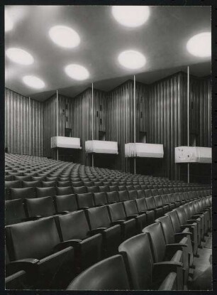 Stadthalle, Mülheim an der Ruhr Umbau: Theatersaal / Zuschauerraum