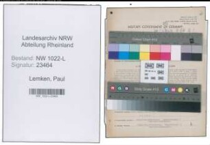 Entnazifizierung Paul Lemken , geb. 08.05.1895 (Metzger)