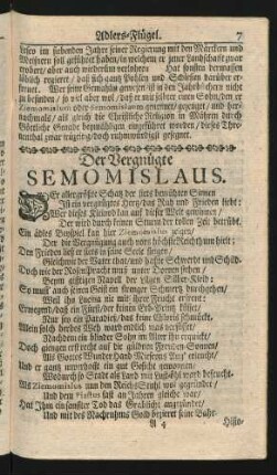 Der Vergnügte Semomislaus.