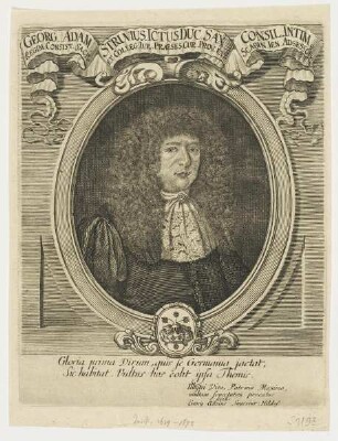 Bildnis des Georg Adam Struvius