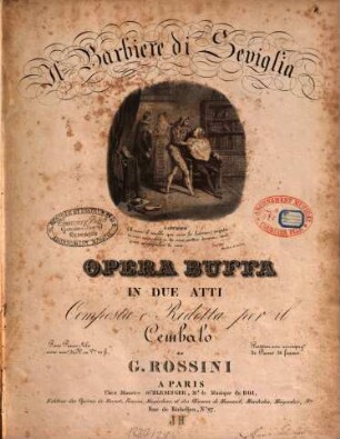 Il barbiere di Seviglia : opera buffa in due atti