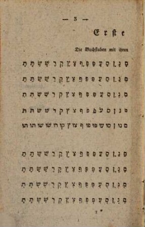 Hebräisches Elementar-Buch zum bessern und stufengemäßern Erlernen des Hebräischen und Rabbinischen : nebst einem vollständigen Wortregister