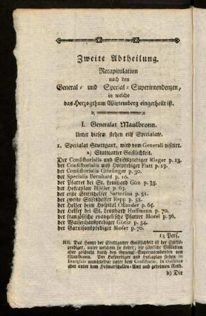 114-131, Verzeichniß der sämtlichen Kirchendiener.