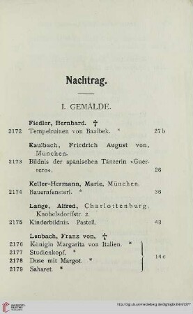 Nachtrag