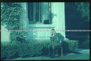 Helmut Schmid-Dankward am Feldtelefon