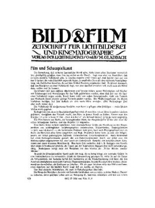 Film und Schauspielkunst