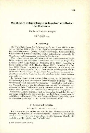 Quantitative Untersuchungen an litoralen Turbellarien des Bodensees