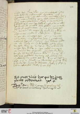 Ohne Überschrift. [Predigttext, Io 6,9]
