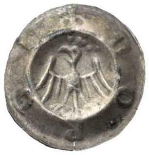 Fundmünze, Hohlpfennig, 15. Jh.