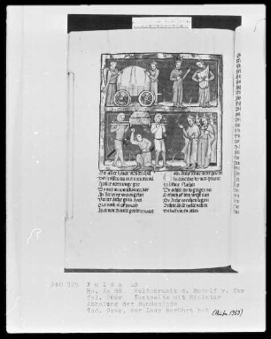 Rudolf von Ems, Weltchronik — ---, Folio 266versoMiniatur