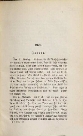 Tagebücher von Friedrich von Gentz : Aus dem Nachlaß Varnhagen's von Ense. Hrsg.: Ludmilla Assing, 3