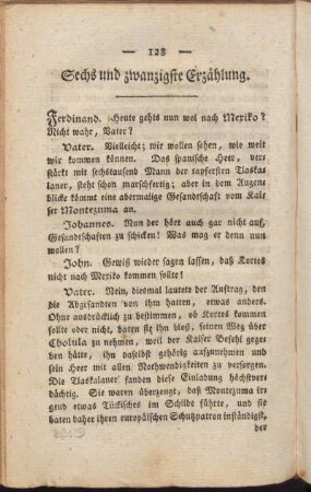 Sechs und zwanzigste Erzählung