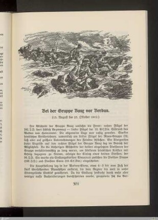 Bei der Gruppe Vaux vor Verdun