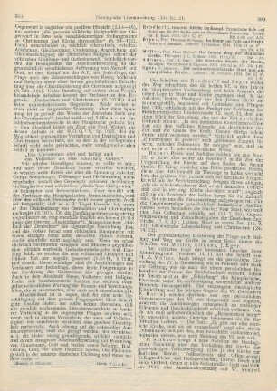 390-391 [Rezension] Rendtorff, Heinrich, Kirche im Kampf