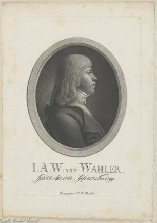 Bildnis des I. A. W. von Wahler