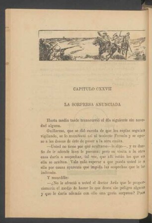 Capítulo CXXVII - La sorpresa anunciada